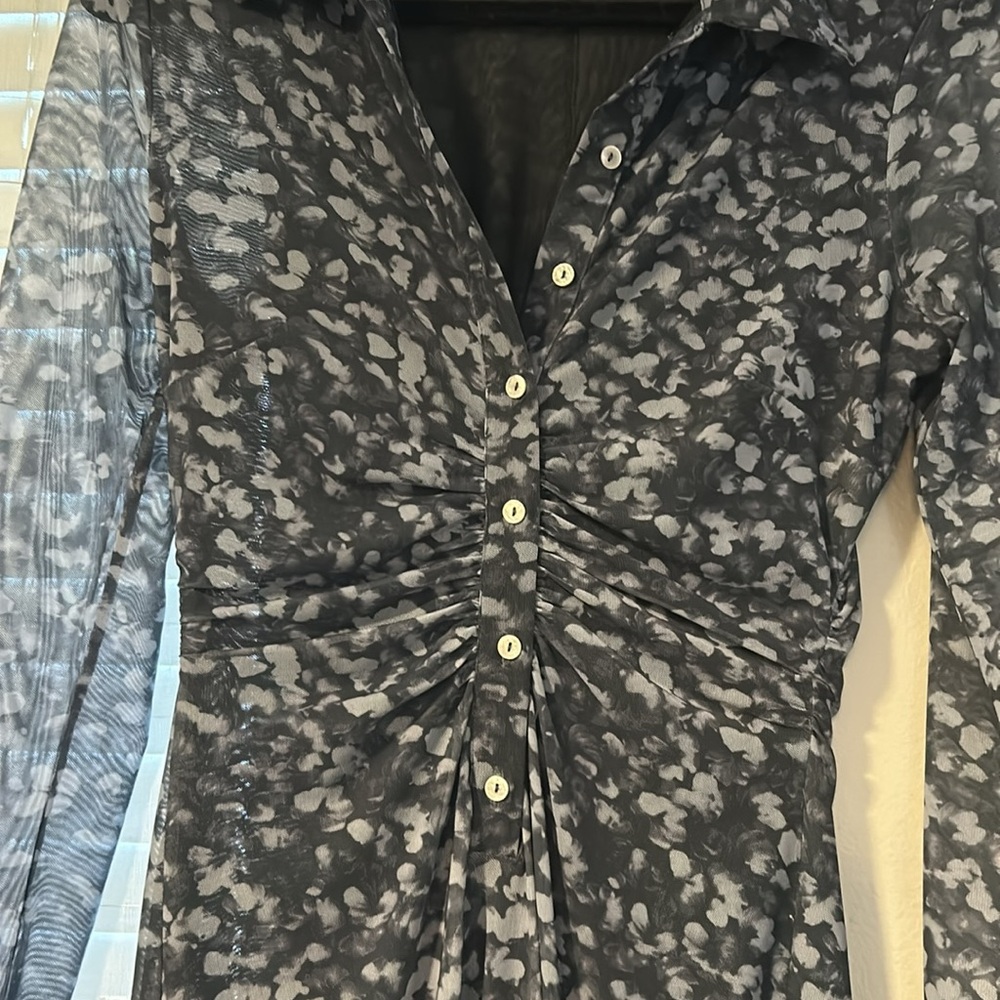 & Other Stories mesh fitted dress size 4 - Picture 3 of 9
